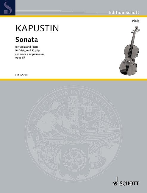 Kapustin - Sonata Op 69 Viola/piano
