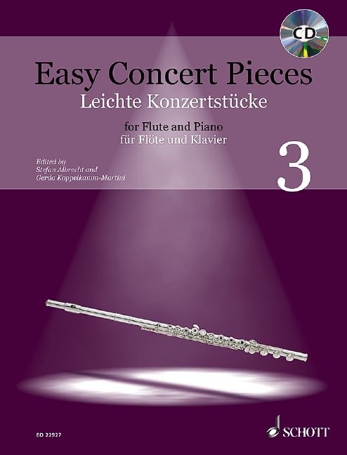 Easy Concert Pieces Bk 3 Flute/piano Bk/cd