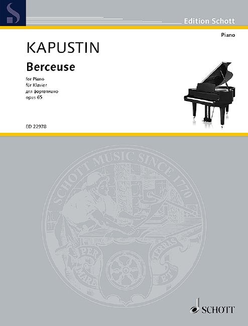Kapustin - Berceuse Op 65 for Piano
