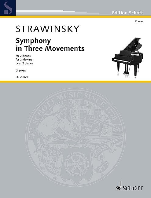 Stravinsky - Symphony in Three Movements for 2 Pianos