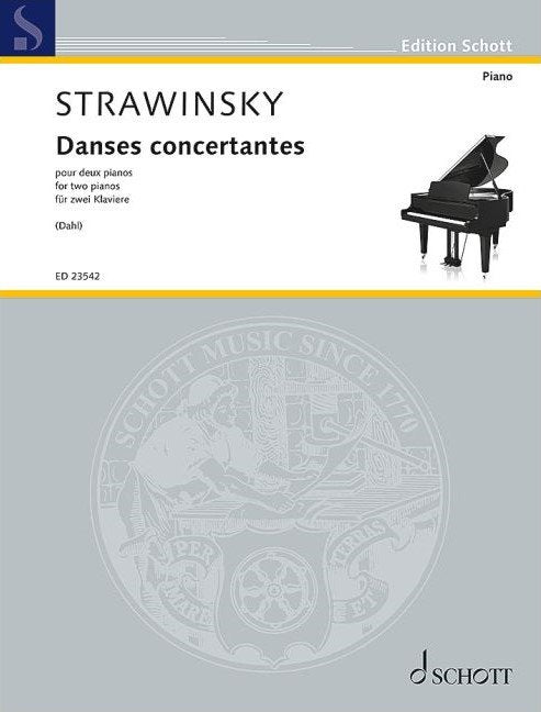 Stravinsky - Danses Concertantes Version for 2 Pianos
