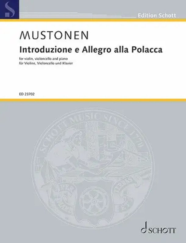 Mustonen - Introduzione E Allegro Alla Polacca Piano Trio
