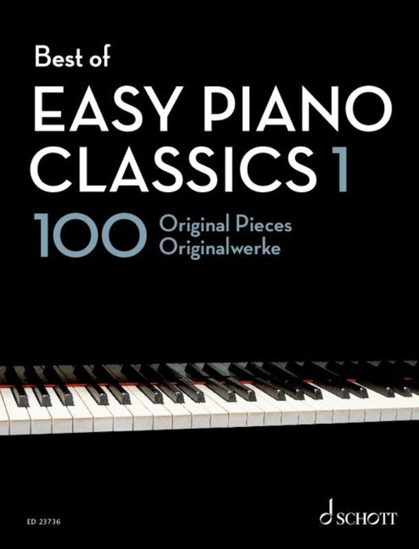 Best of Easy Piano Classics 1 100 Original Pieces
