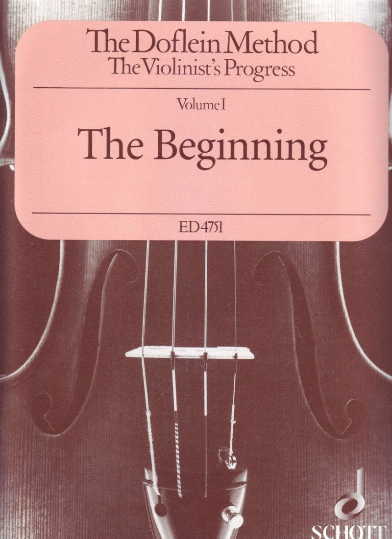 Doflein Method Vol 1 Beginning Violin