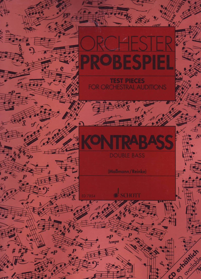 Test Pieces for Orchestral Auditions Double Bass