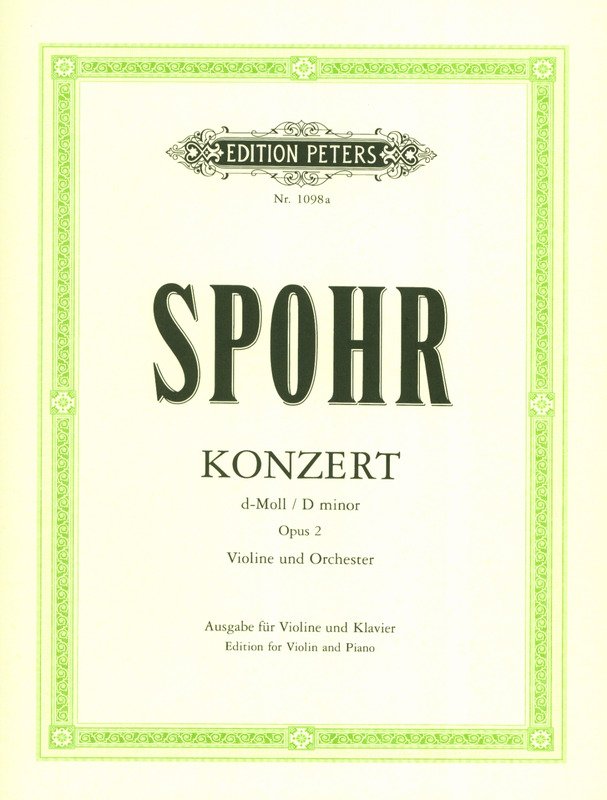Spohr - Concerto No 2 D Minor Op 2 Violin/piano