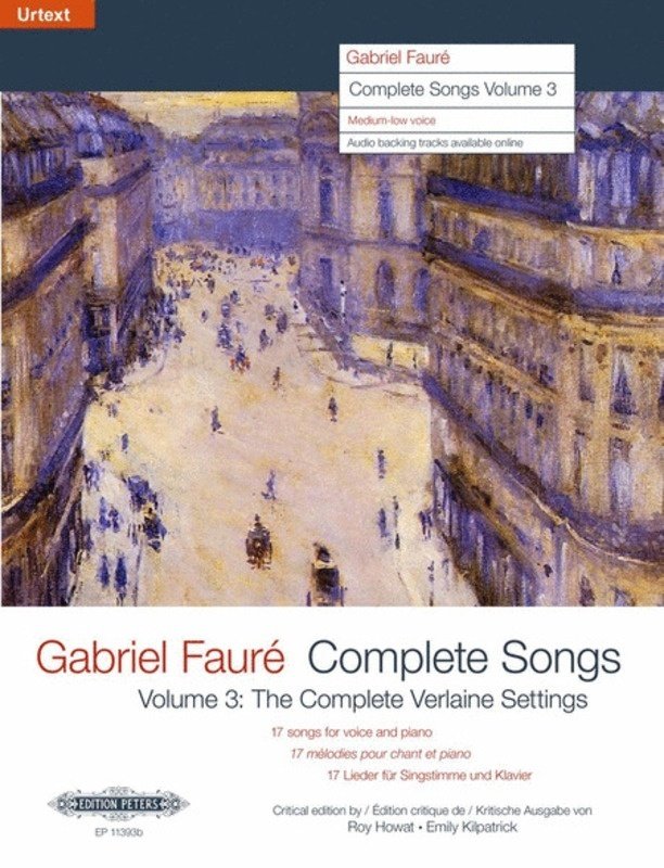 Faure - Complete Songs Vol 3 Med-Low Voice Bk/ola