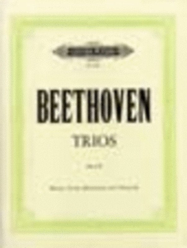 Beethoven - Trios for Violin (or Clarinet)/cello/piano