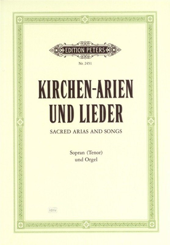 Sacred Arias and Songs High Voice
