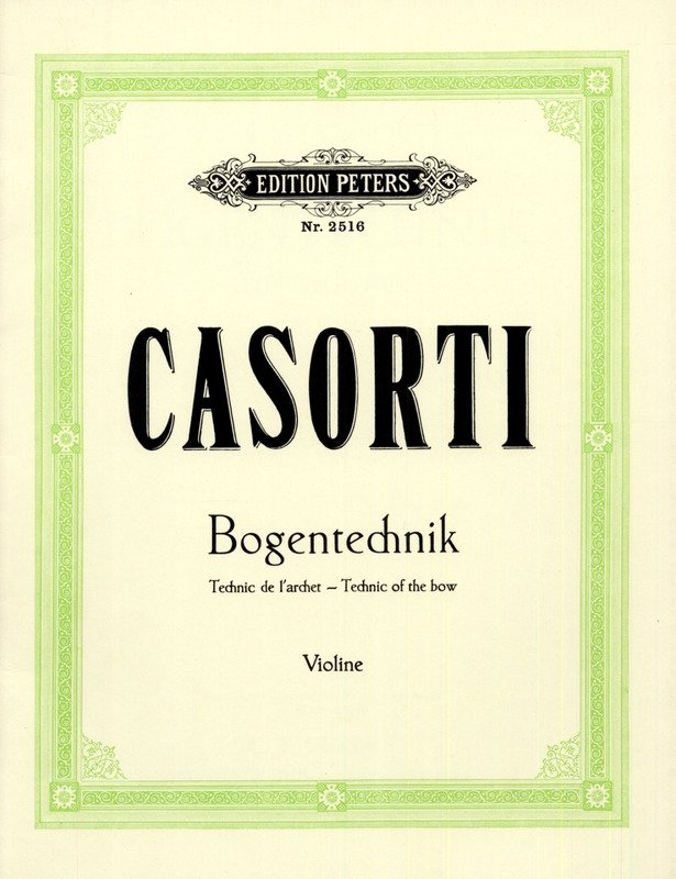 Casorti - Bowing Technique Op 50 Violin