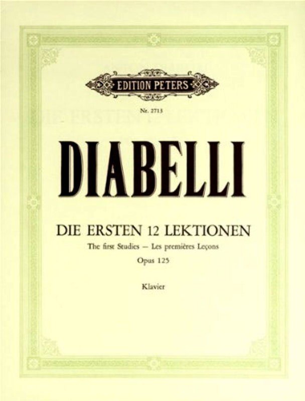 Diabelli - First Studies Op 125 for Piano