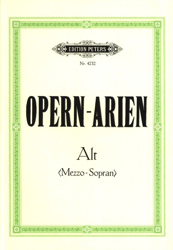 Opera Arias for Contralto/mezzo-Soprano