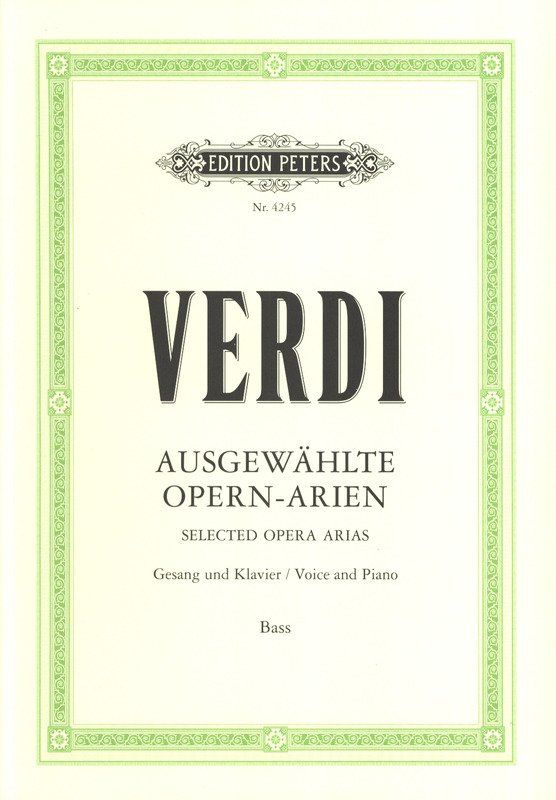 Verdi - 13 Bass Arias