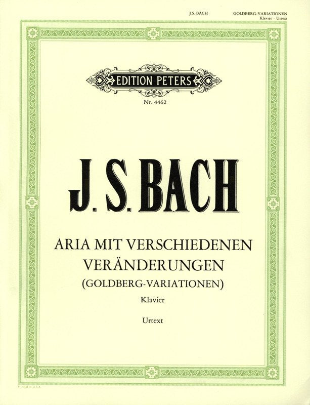 Bach - Goldberg Variations Bwv 988 Piano