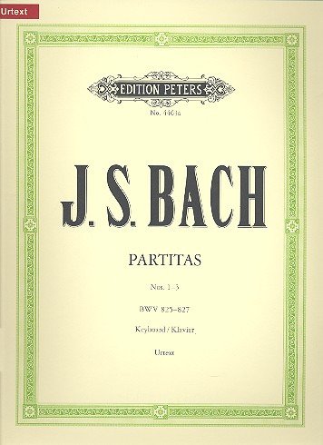 Bach - Partitas Vol 1 Nos 1-3 Bwv 825-827 Piano
