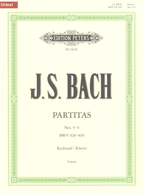 Bach - Partitas Vol 2 Nos 4-6 Bwv 828-830 Piano