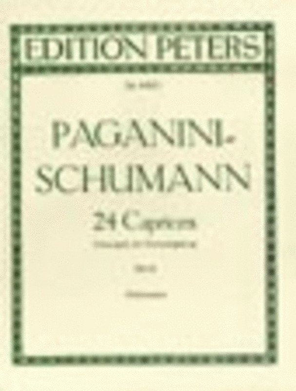 Paganini - 24 Caprices Vol 2 Violin Piano Accompaniment