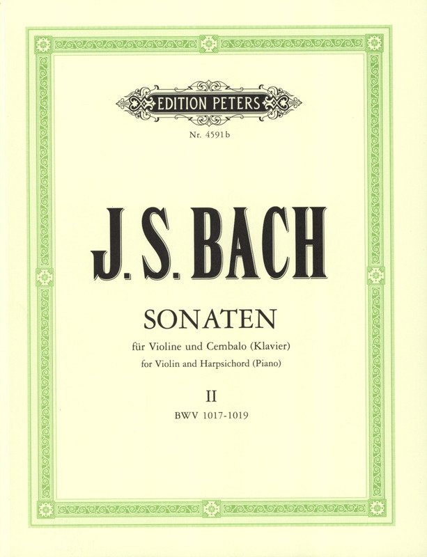 Bach - 6 Sonatas Vol 2 Bwv 1017-1019 Violin/piano
