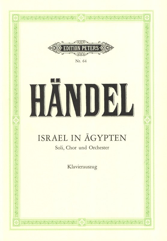 Handel - Israel in Egypt Vocal Score