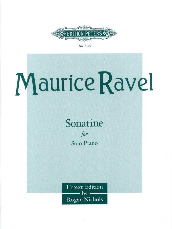 Ravel - Sonatine for Solo Piano Urtext