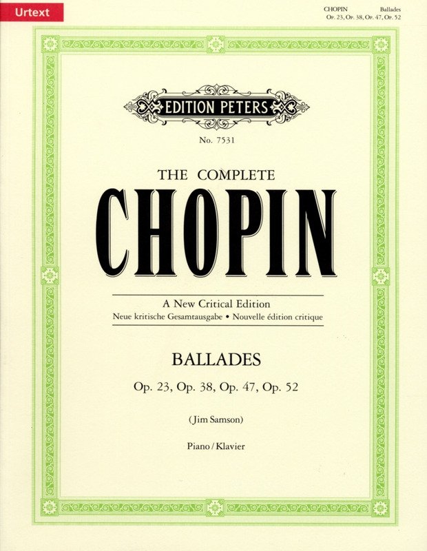 Chopin - Ballades New Critical Edition