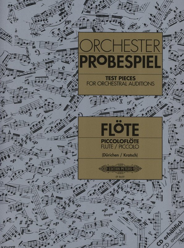 Test Pieces for Orchestral Auditions Flute/piccolo