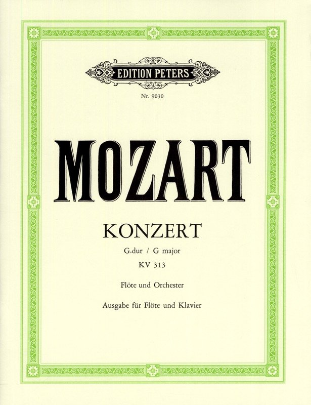 Mozart - Concerto No 1 G K 313 Flute/piano Urtext