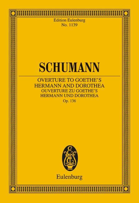 Schumann - Overture Hermann and Dorothea Op 136 Study Score