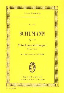 Schumann - Marchenerzahlungen (fairy Tales) Op 132 Score