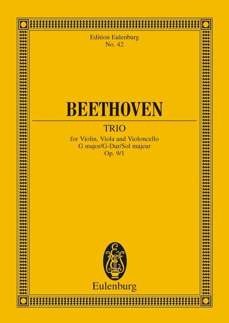 Beethoven - String Trio G Major Op 9/1 Study Score