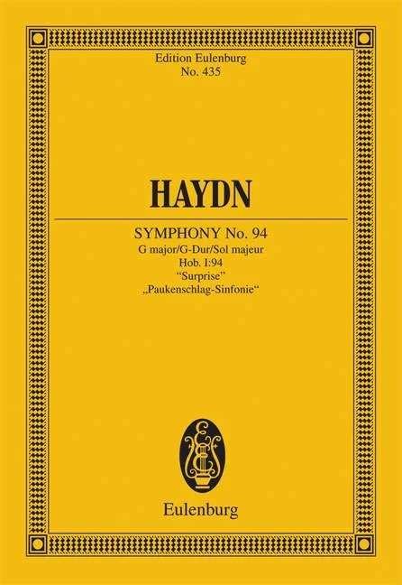 Haydn - Symphony No 94 G Surprise Study Score