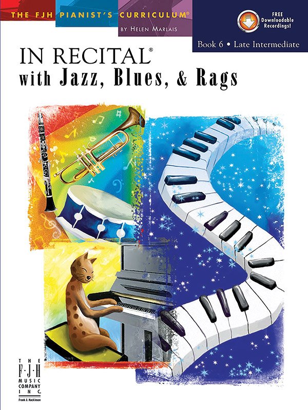 In Recital With Jazz Blues and Rags Bk 6 Bk/cd