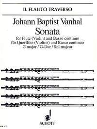 Vanhal - Sonata G Major Op 10 No 1 Flute/bc