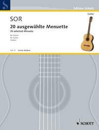 Sor - 20 Selected Minuets for Guitar