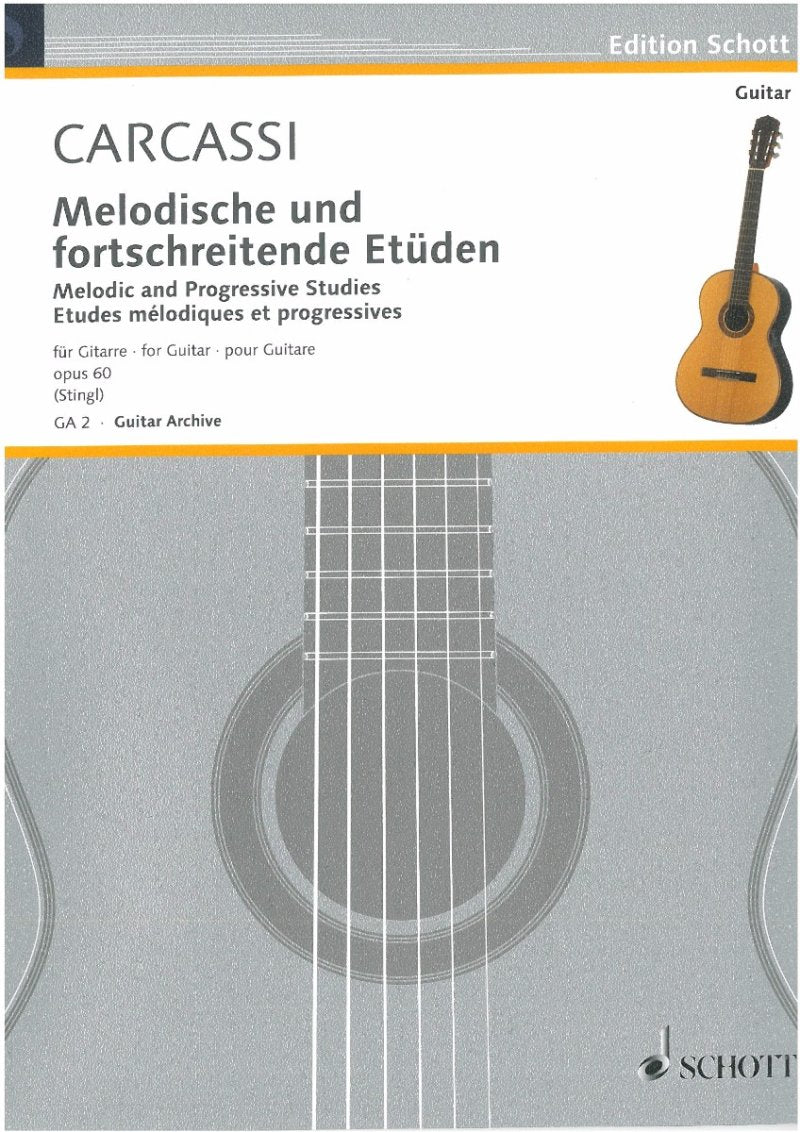 Carcassi - Melodious & Progressive Studies Op 60 Guitar