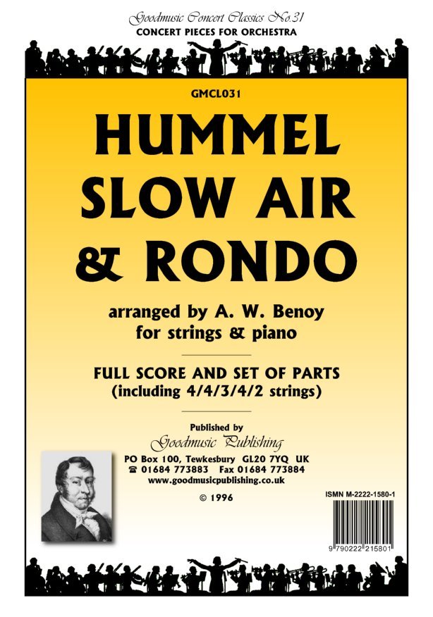 Slow Air & Rondo for String Orchestra and Piano Sc/pts