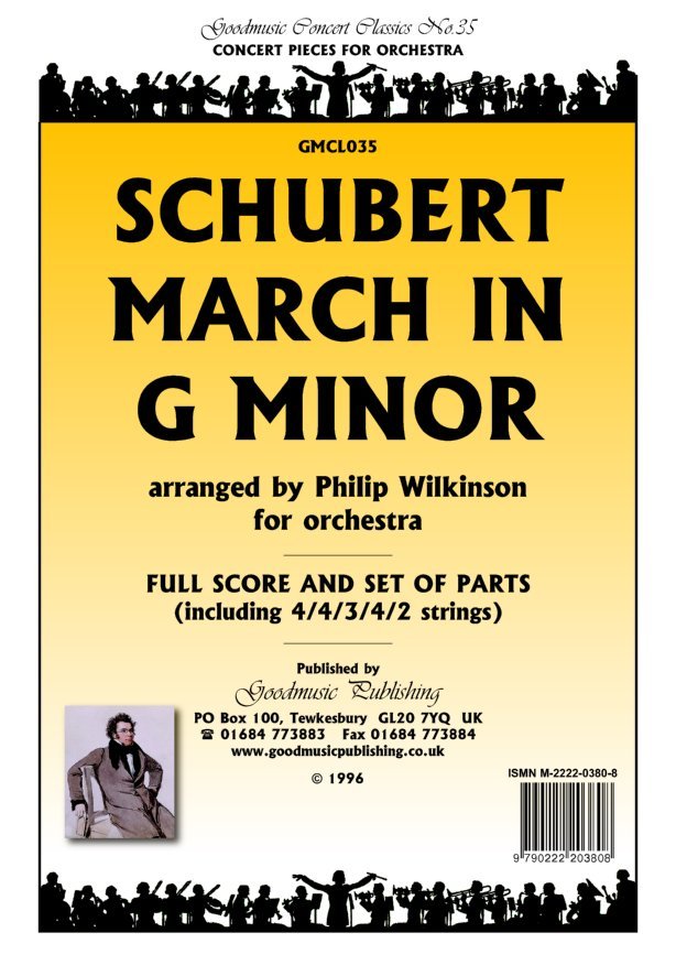 Schubert - March in G Minor for Orchestra Sc/pts