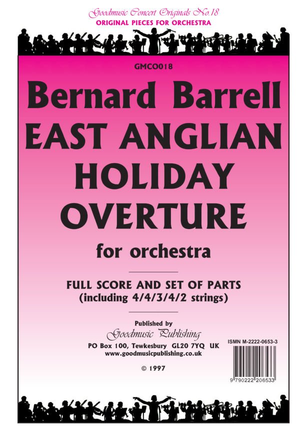 East Anglican Holiday Overture for Orchestra Sc/pts