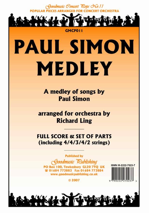 Paul Simon Medley for Orchestra Sc/pts