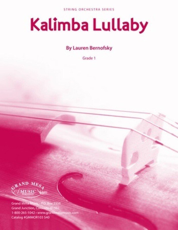 Kalimba Lullaby for String Orchestra So1 Sc/pts