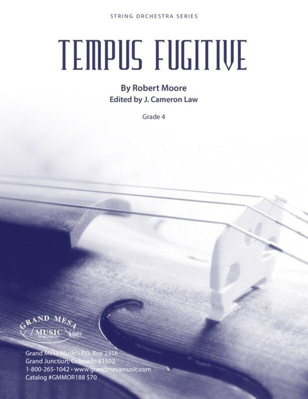 Tempus Fugitive for String Orchestra So4 Sc/pts