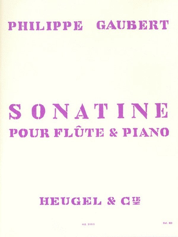 Gaubert - Sonatine for Flute/piano