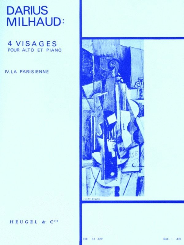Milhaud - 4 Visages 4 - the Parisian Woman Viola/piano