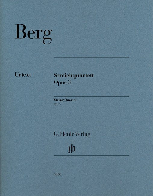 Berg - String Quartet Op 3 Parts