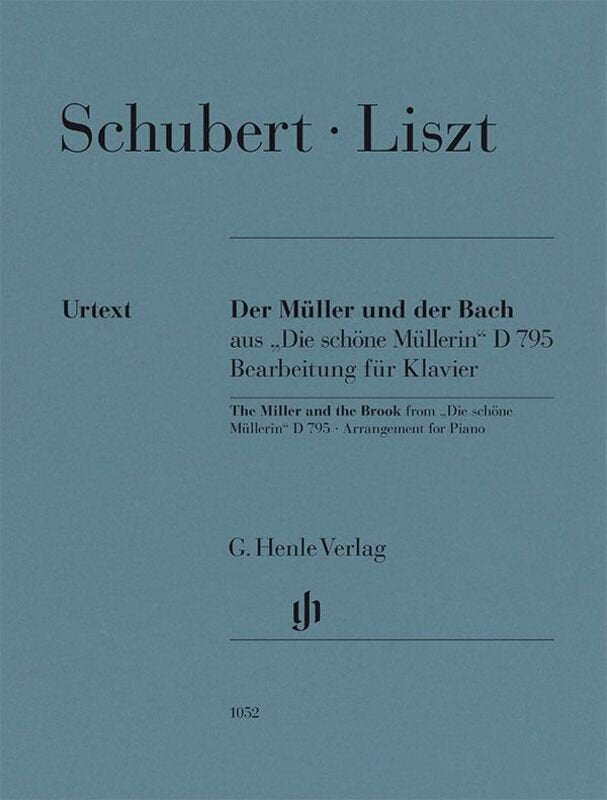 Miller and the Brook (die Schone Mullerin) Piano Arr Liszt