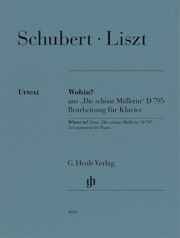 Wohin? From Die Schone Mullerin D 795 for Paino Arr Liszt