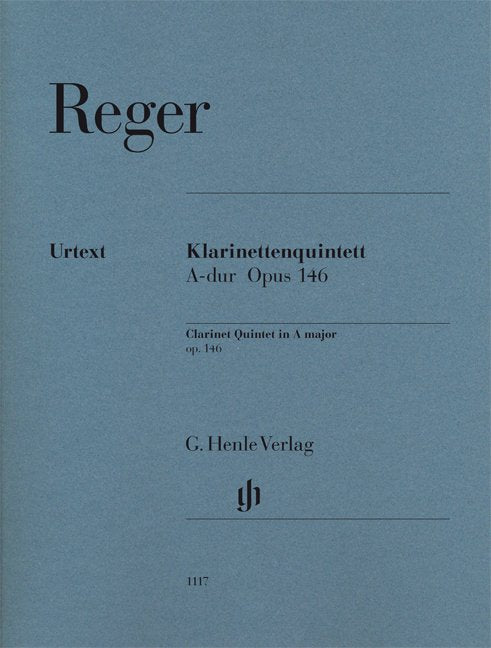 Clarinet Quintet in a Major Op 146 Parts