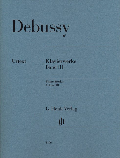Piano Works Volume 3 Urtext