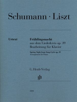 Spring Night From Liederkreis Op 39 Piano Arr Liszt