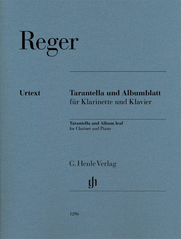 Tarantella & Album Leaf Clarinet/piano